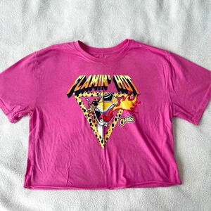 Flamin’ Hot Cheetos Cropped Graphic T-shirt.